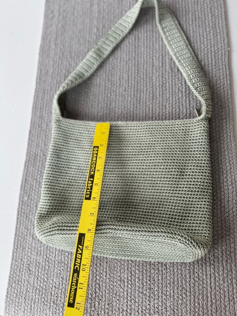 The Sak Mint Sage Green Crochet Shoulder Bag Purse - Picture 5 of 16
